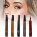 Makefullbeauty Eyebrow Pen Magic Eyebrow Pencil 3D Waterproof Microblading Eyebrow Pencil Contouring Pen Long Lasting Smudge Proof Creates Natural Looking Brows (Dark Brown) - Buy Online on GoSupps.com