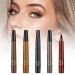 Magic Eyebrow Pencil 2024 New 3D Waterproof Microblading Eyebrow Pencil Contouring Pen 4 Tipped Precise Brow Pen Fine Stroke Microblading Eyebrow Pencil Natural Makeup (5 Colour)