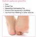 Toe Separator Bunion Corrector for Women Men - Toe Straightener with 2 Loops - Restore Toes Shape - 2 Pairs White - Buy Online on GoSupps.com