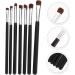 Baluue 14 Pcs Eye Makeup Brushes Elf Lip Balm Eyeshadow Brush Small Makeup Brush Face Cosmetic Wood Black - Buy Online on GoSupps.com