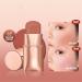 3-in-1 Blush Stick for Cheeks Makeup Waterproof Cream Blush Face Stick Multi-Use Lip and Cheek Tint Longwear Waterproof Moisturizing Monochromatic Blush Stick(Color:04) - Buy Online on GoSupps.com