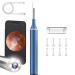 Ear Cleaner Ear Cleaner with Camera 1080P Otoscope with Light Replacement Set of 8 Ear Spoons for iOS and Android - Blue