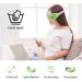 NEWGO Cold Eye Mask Reusable Cooling Eye Mask with Mint Scent for Migraine Puffy Tired Eyes Dark Circles Headaches Hangovers Sinus Pain - Green - Buy Online on GoSupps.com