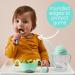 Uniquely Designed Toddler Cutlery Set in Pistachio - Fork and Spoon Combo - Buy Online on GoSupps.com
