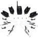 LIXADA Wireless Digital Fishing Alarm Set - LED Display 4 Gears + Recipients Portable Case - International Shipping Available - Buy Online on GoSupps.com