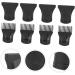 Didiseaon 10pcs Hair Styling Tips Universal Hair Dryer Nozzle Small Blow Dryer Brush Nylon Hair Nozzle Tuyere - Buy Online on GoSupps.com