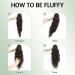 FINE PLUS Synthetic Curly Wavy Claw Clip Ponytail Extension - 18INCH Dark Cool Brown with Caramel Blonde Highlights - Perfect for Daily & Party Use - Buy Online on GoSupps.com