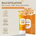 Orange Exfoliating Gel Scrub Purifying Exfoliating Gel for Face & Body Gentle Daily Exfoliator to Smooth & Refresh Dull Skin For All Skin Types (1pcs) - Buy Online on GoSupps.com