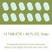 12 Pack Foaming Hand Soap Tablet Refills | Zero Waste, Eco-Friendly & Eucalyptus Scented | Makes 12x 8 fl oz Bottles - Shop Now! - Buy Online on GoSupps.com
