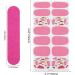 16 Sheets Leopard Nail Polish Strips Stickers Self Adhesive Full Nail Wraps Stickers Gel Nail Art Decal Strips with Nail File for Women Girls Manicure Decoration - Buy Online on GoSupps.com