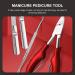FRCOLOR 1pc for Using Manicure Paronychia Supplies Making Chain Thick Clamp and Premium Salon Women Nipper Toe Clipper Grooming Plier Home Effortless Nails Craft Men Cuticle Nose 13.8x6.8cm Red - Buy Online on GoSupps.com