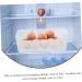 EXCEART 3pcs Small Shelf And Containers for Organizing Bin Fruit Container Size Holder Refrigerator Transparent 25.5X9.5X8.5CM - Buy Online on GoSupps.com