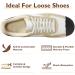 Dr. Foot Shoe Filler Inserts for Loose Shoes - Toe Cushion Inserts for Big Shoes | Small Size (Half Size Bigger) | Comfortable Fit for Sports High Heels & Boots - Black - Buy Online on GoSupps.com