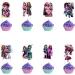 25 Pcs Monster Happy Birthday Cake Topper Cupcake Toppers for Kids Monster Theme Birthday Party Decorations - Buy Online on GoSupps.com