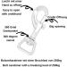 Twinkys Dog Style Tow Leash - Rubberized 15mm Wide for Dogs Up to 15kg - 20m Length - Made in Germany - No Hand Loop - Black - Buy Online on GoSupps.com