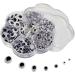 700 Googly Wiggle Eyes Self-Adhesive Assorted Sizes - DIY Scrapbooking Crafts - Black & White - Buy Online on GoSupps.com