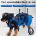 Dog Wheelchair for Small Dog Back Legs Adjustable Pets Cart with Wheels for Back Legs Assist Small Pets with Paralyzed Disabled Hind Limbs to Recover Mobility Dog Leg Brace and Hip Support (Yellow) - Buy Online on GoSupps.com