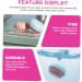 Magiclulu 3ST Shampoo Brush & Body Washer | Long Handle Skin Peeling Tool for Shower & Scalp Massage | Child-Friendly Handheld Cleaning Brush - Buy Online on GoSupps.com