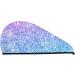 Multicolor Glitter Microfiber Hair Towel - Super Absorbent Coral Velvet Quick Dry Wrap for Long Curly & Thick Hair - Buy Online - Buy Online on GoSupps.com