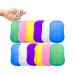 Portable soap flakes 12 boxes paper soap soap leaves travel soap leaves disposable soap for on the go travel outdoor camping hiking (6-type aroma)