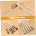 Mikinona 10pcs Eyebrow Pencil Extender Braces Extender Holder Brow Pencil Extension Lengthen Wooden Pole Tool - Buy Online on GoSupps.com