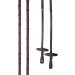 Sunride English Combined Bridle Hawaii with Reins - Soft Real Leather Adjustable Anatomical Design in Brown/Pink for Ponies - Buy Online on GoSupps.com