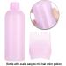 AZMUDE Hair Oil Bottle 160ml Hair Dyeing Brush Bottle Plastic Hair Color Oil Comb Applicator Tool with Scale for Hair Dye Coloring (Pink) - Buy Online on GoSupps.com