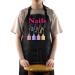 WZMPA Nail Technician Aprons Nail Artist Gifts Eat Sleep Nails Repeat Nail Tech Adjustable Apron For Nail Salons Nails Repeat Apron Medium