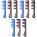 minkissy 9 Pcs Hair Spary Comb Hair Comb Fork Comb Hairdressing Accessories Man Massage Comb Oil Head Mx3pcs As Shownx3pcs