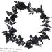 Zerodeko 4 Pcs Black Rose Vine Black Floral Garland Green Home Decor Silk Rose Garland Goblincore Room Decor Artificial Flower Garland Artificial Rattan Silk Flower Household - Buy Online on GoSupps.com