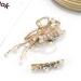 Buy Bohend Flower Leaf Hair Clamp with Pearls - Strong Big Hair Clips for Women & Girls | Wedding Macrame Head Accessories - Buy Online on GoSupps.com