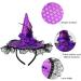 Halloween Witch Hat Headband & Striped Knee High Socks Set - Purple | Cosplay Costume & Party Favors Supply - Buy Online on GoSupps.com