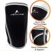 AEOLOS 7mm Compression Knee Sleeves (1 Pair) for Heavy-Lifting, Squats, Gym - Large Black - Buy Online on GoSupps.com