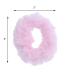 Furry Pony Holder Set - 2 Light Pink Fuzzy Fur Scrunchies - Buy Online on GoSupps.com