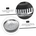 Beavorty 3 Series Box Moxibustion Tank U-Clamps - Vintage Metal Wellness Gifts & Moxa Storage | Healthy Massage Burner Case - Buy Online on GoSupps.com