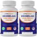 Vitamatic Bromelain Supplement 500mg 2400 GDU/g 180 Capsules - 2 Pack