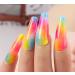 AIMEILI Neon Gel Nail Polish Set Soak Off UV LED Gel Polish Multicolour/Mix Colour/Combo Colour Of 6pcs X 10ml - Gift Kit 12 KIT6-12 1.67 ml (Pack of 6) - Buy Online on GoSupps.com