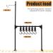 Folding Camping Hanging Rack | Portable Collapsible Lantern Stand Pole Holder - Buy Online on GoSupps.com