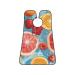 many fruits Print Beard Bib Apron Non-Stick Beard Men's Hair Catcher for Shaving Gifts for Men. One Size Black4