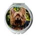 Mirror makeup mirror Dog Yorkshire Terrier Small Dog Pocket Mirror portable mirror