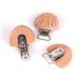 2-Pack Baby Bite Ring & Safety Lock - Natural Beech Wood Pacifier Clips with Rainbow Engraving - Buy Online on GoSupps.com