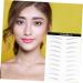 Gogogmee 2 Pairs Cosmetic Eyebrow Sticker Artificial Eyebrow Patch Eyebrow Stickers Water Proof Makeup Tools 21x15cm Black - Buy Online on GoSupps.com