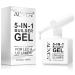 5 in 1 Nail Builder Gel White Strengthening Gel 15ml for Hard Strong Nails Tips & Extensions and Nail Art Decoration Hard Gel Builder Extension Professional Manicure Repair