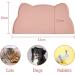 Septillar Silicone Waterproof Pet Bowl Pad - 52x30 cm Slipproof Cat & Dog Mat (Tea Pink) - Ideal Feeding & Water Mat for Pets - Buy Online on GoSupps.com