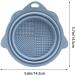 Makeup Brush Cleaning Mat Foldable Silicone Cleaning Bowl Brush Cleaning Pad Easy Clean Girl Makeup Brush Cleaner Washing Tools Head Meter (A One Size) One Size A - Buy Online on GoSupps.com