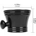 Linkidiea Men's Black Plastic Razor Cup with Handle - Deep Size Structured Wet Shaving Factory Quality - Buy Online on GoSupps.com