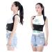 Posture Corrector Brace - Adjustable Support Belt for Men Women & Children - Humpback & Hunchback Relief - Black - Buy Online on GoSupps.com