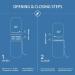 Jackwish Travel Water Cup Set Creative Toothbrush Holder for Camping Hiking & Home - Perfect for Travel & Business Trips (Cyan) - Buy Online on GoSupps.com