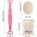 Ithyes Silicone Bath Base Brush - Soft Double-Sided Back Scrubber Eco-Friendly Peeling Luffa Pad for Comfortable Shower Massage (Pink) - Buy Online on GoSupps.com
