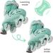 Yvolution Twista Skates Learner Training Skates - 2-in-1 Adjustable Roller Skates for Boys and Girls 2+ Years Old, US Size 7-11 - Green - Buy Online on GoSupps.com
